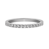 AURORA - One third alliance ring in white gold